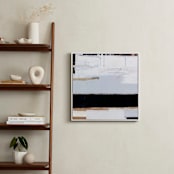 "Bandwidth 1" - Art Print in Steel Grey by Jaqui Falkenheim - In a Room