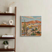 "Bright Side" - Art Print in Sand by Jess Franks - In a Room