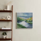 "River Flow" - Art Print in La mer by Alysia Quisenberry - In a Room