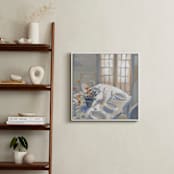 "You're Always Invited" - Art Print in Lavender Gray by Khara Ledonne - In a Room