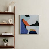 "Urban Flow 2" - Art Print in Blue Jewels by Eunmee Studio - In a Room