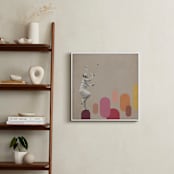"The Game I" - Art Print in Sand by Paola Benenati - In a Room
