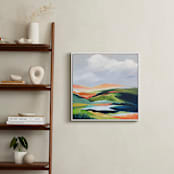 "Hidden Spring" - Art Print in Slate Blue by Mya Bessette - In a Room