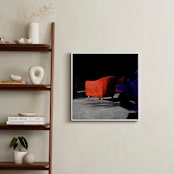 "Storefront" - Art Print in Clementine by Curtis Newkirk - In a Room