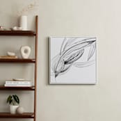 "Movement" - Art Print in Cloud White by Lucrecia Caporale - In a Room