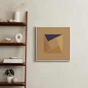 "Origami II" - Art Print in Marigold by Yohaku Oshima - In a Room