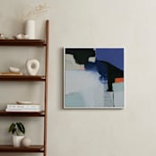 "Urban Flow 1" - Art Print in Blue Jewels by Eunmee Studio - In a Room