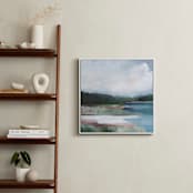 "Torrey Pines I" - Art Print in Torrey Blue by AlisonJerry - In a Room