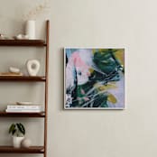 "Arm In Arm" - Art Print in Emerald Green by Jennifer Daily - In a Room