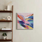 "Architecture of Flow" - Art Print in Poppy by melanie mikecz - In a Room
