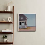 "The Beach Beyond" - Art Print in Pink Mauve by Carol C. Young - In a Room