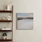 "A Winter's Walk" - Art Print in Winter Pink by AlisonJerry - In a Room