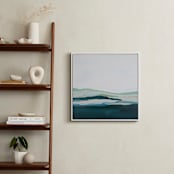 "Pacific Seascape" - Art Print in mint green by Caryn Owen - In a Room