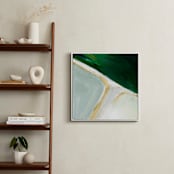 "Salt mines" - Art Print in Green by Mande Calhoun - In a Room