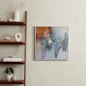 "Don't Stop Making Mistakes" - Art Print in Glacial Blue by Christine Olmstead - In a Room