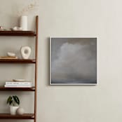 "Quiet Dawn" - Art Print in cloud white by Kelly Money - In a Room