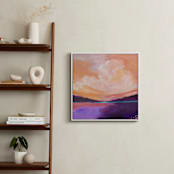 "Summer Solstice" - Art Print in Solstice orange by AlisonJerry - In a Room