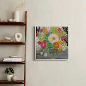 "Matisse Florals" - Art Print in Bright pink by FARIDA ZAMAN - In a Room