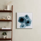 "fossilized rock" - Art Print in Dark Ocean by Tanya Lee of Frooted Design - In a Room
