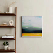 "Golden Grain" - Art Print in Golden Sienna by Amy Hall - In a Room