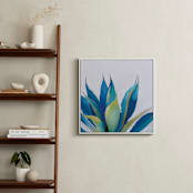 "Blue Agave" - Art Print in Teal by Amanda Phelps - In a Room