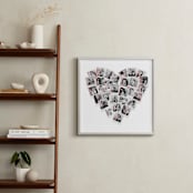 "Filter Heart Snapshot Mix® Photo Art" - Framed Photo in Blush by Minted - In a Room