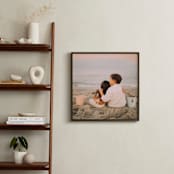 "The Big Picture: Square Framed Photo" - Framed Photo in White by Minted - In a Room