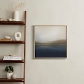 "Morning in the Mountains" - Art Print in Misty Blue by Karen Kaul - In a Room