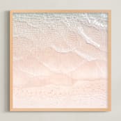 "Barefoot Dream" - Art Print in Blush by Tania Medeiros - Framed
