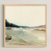 "Arthur" - Art Print in Misty Green by Mande Calhoun - Framed
