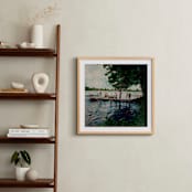 "Color Photography: Lake" - Art Print in Water by Sumak Studio - In a Room
