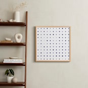 "Messy Dots" - Art Print in Vibrant Navy by Erin Niehenke - In a Room