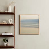 "Sweet Peach" - Art Print in Grey Grey by Cristina Marie - In a Room