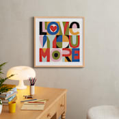 "LOVE YOU MORE" - Art Print in Garden Harvest by Ampersand Design Studio - In a Room