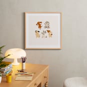 "pups" - Art Print in Sand by Vivian Yiwing - In a Room