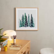 "Scenic Route" - Art Print in White by Kelsey McNatt - In a Room