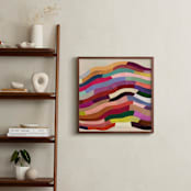 "Strata II" - Art Print in Cream by melanie mikecz - In a Room