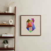 "Prism 4" - Art Print in Rainbow by Kelly Watkins - In a Room