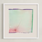 "Four Square III" - Art Print in Vibrant by Kamala Nahas - Framed