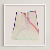 "Four Square II" - Art Print in Vibrant by Kamala Nahas - Framed