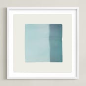 "Quatrain 4" - Art Print in Blueberry by Kamala Nahas - Framed