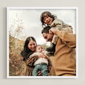 "The Big Picture: Father's Day Framed Photo" - Framed Photo in White by Minted - Framed