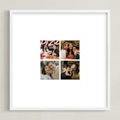 "Photo Strip: Square Framed Photo" - Framed Photo in White by Minted - Framed