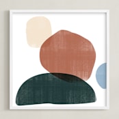"offset" - Art Print in White by Lindsay Stetson Thompson - Framed
