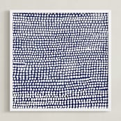 "Dance II" - Art Print in Blue by Kerry Doyle - Framed