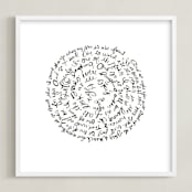 "Little Prince" - Art Print in Black by Dean Street - Framed