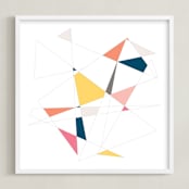"Fractured" - Art Print in Bright by Andi Pahl - Framed