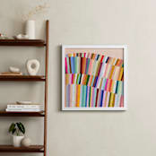 "All the Colors 1" - Art Print in Vintage Pink by melanie mikecz - In a Room