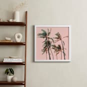 "Aloha" - Art Print in starburst pink by Alicia Abla - In a Room