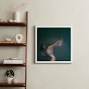 "Don't Go" - Art Print in Teal by Derick W Daily - In a Room